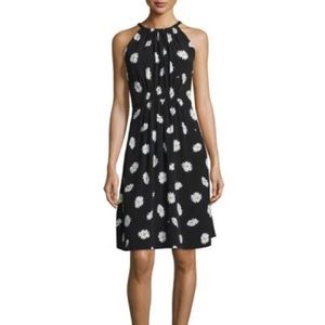 Kate Spade Sleeveless Daisy Dot Tie Back Dress